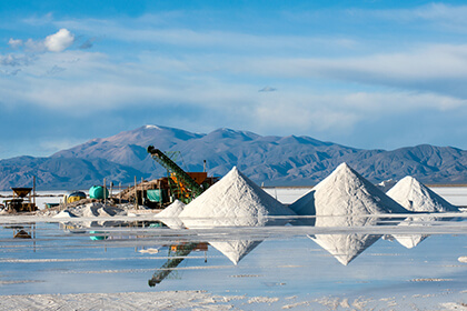 Lithium pyroxene process